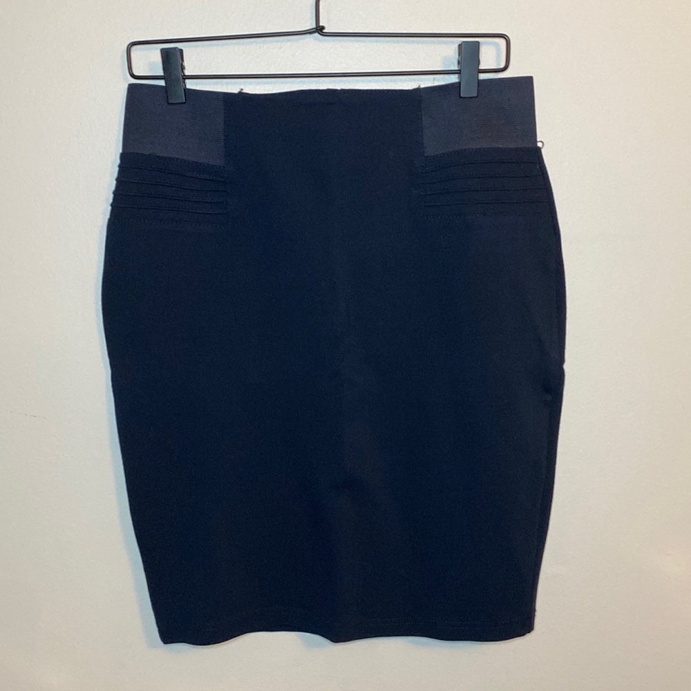 Navy Blue Pencil Skirt